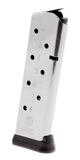Ruger SR1911 .45 ACP 8-round stainless steel magazine with removable floorplate