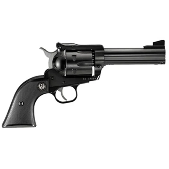 Ruger New Model Blackhawk .41 Rem Mag 4.62" blued revolver, 6-shot, black checkered rubber grips