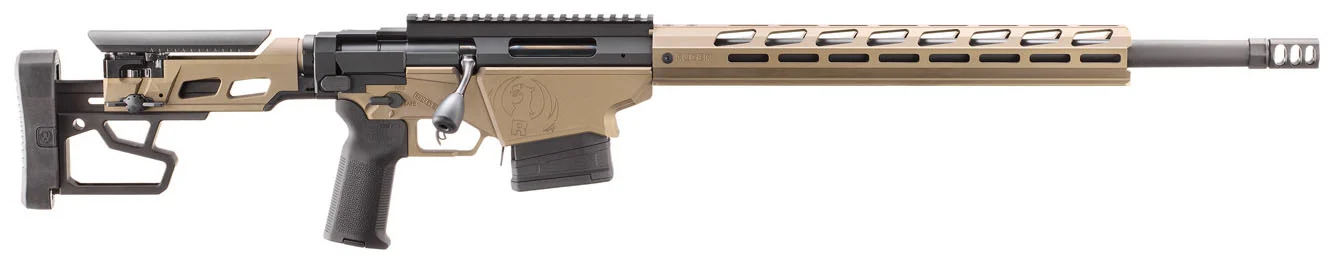Ruger Precision Rifle .308 Win 20 inch Smoked Bronze Cerakote with 15in M-LOK handguard and folding adjustable stock