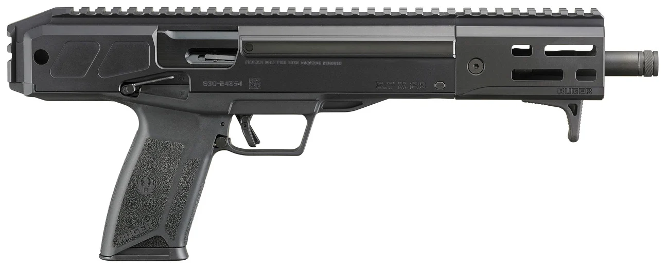 Ruger LC Charger 5.7x28mm 10.3in threaded barrel black M-LOK pistol