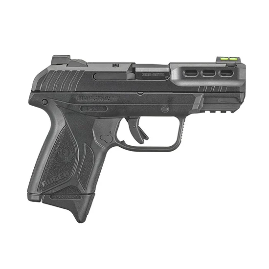 Ruger Security-380 .380 ACP 3.42 inch barrel black oxide finish polymer frame fiber optic front sight