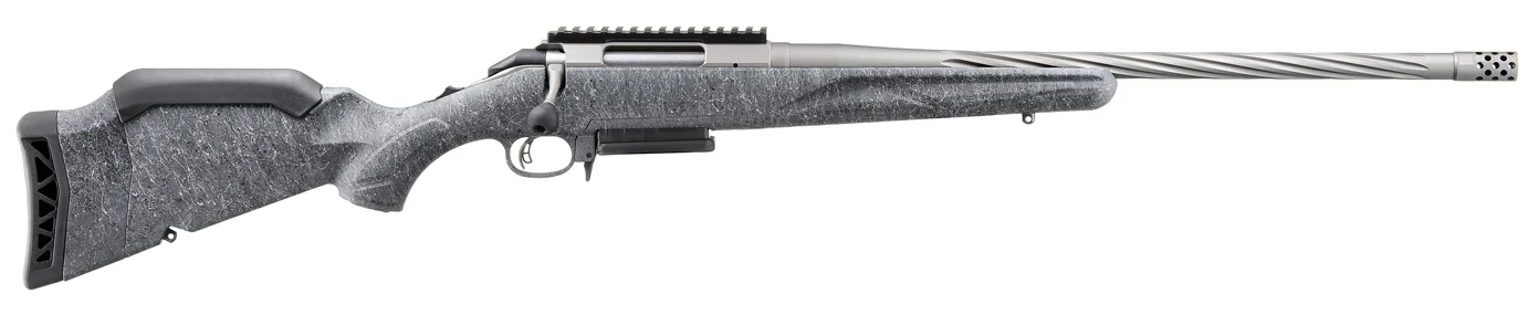 Ruger American Gen II .243 Win Gray Splatter