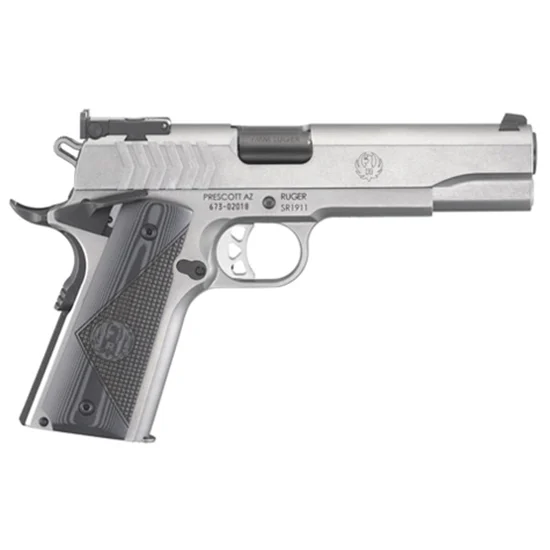 Ruger SR1911 Target 9mm 5-inch stainless pistol with adjustable target sights