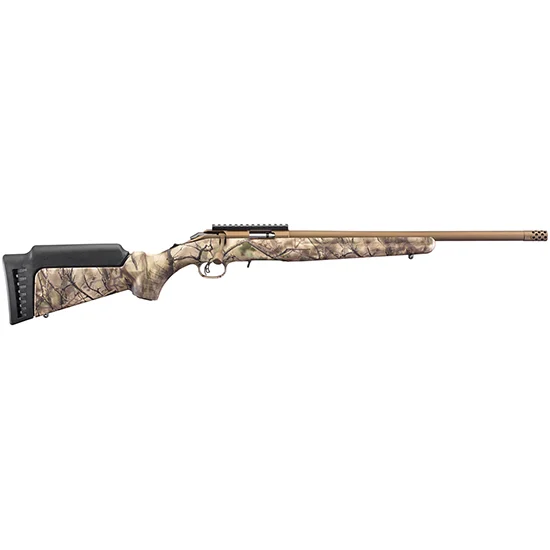 Ruger American Rimfire 17 HMR 18" Bronze GoWild Camo
