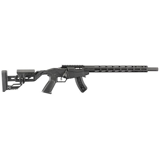 Ruger Precision Rimfire .22 WMR rifle, 18 inch threaded barrel, black adjustable stock