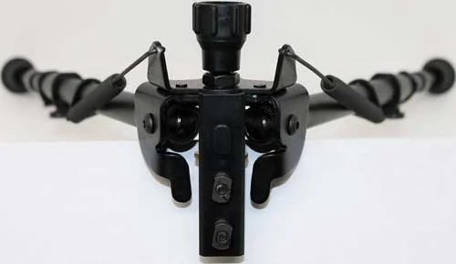 Harris S-25CM-LOK bipod 13.5-27 in M-LOK black steel/aluminum with rubber feet
