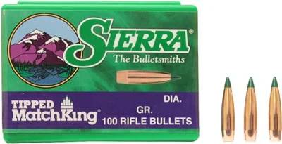Sierra Tipped MatchKing 6.5mm .264 107gr HPBT polymer tip bullets 100/box