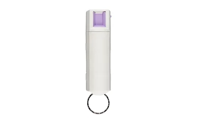 SABRE glow-in-the-dark hard case pepper spray 0.54 oz with quick release key ring