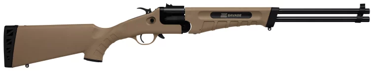 Savage Model 42 Takedown combination rifle/shotgun with flat dark earth synthetic stock
