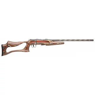 Savage Mark II BSEV .22 LR 21-inch spiral-fluted barrel thumbhole laminate rifle