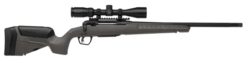 Savage 110 Trailblazer XP .300 Win Mag 22in rifle with Vortex 3-9x40 scope flat dark gray stock