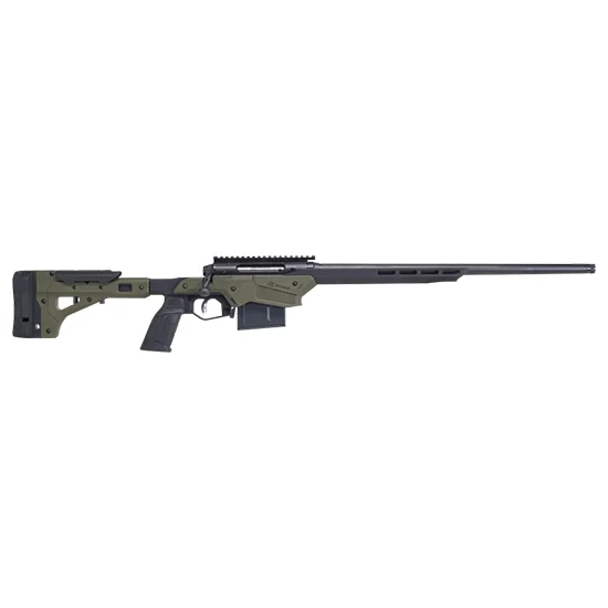 Savage Axis II Precision .243 Win 22in MDT chassis OD Green/Black matte