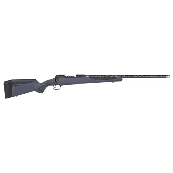 Savage 110 Ultralite .308 Win rifle with 22 inch carbon-wrapped barrel and grey AccuFit stock