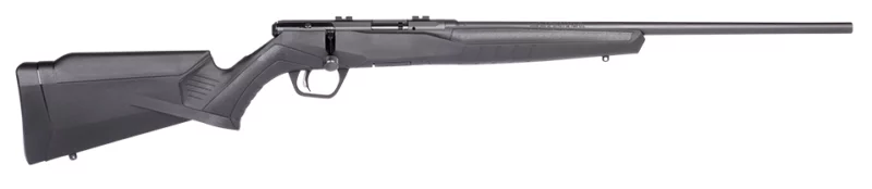 Savage B21 F 21" bolt-action rimfire rifle with synthetic black stock and 21-inch barrel