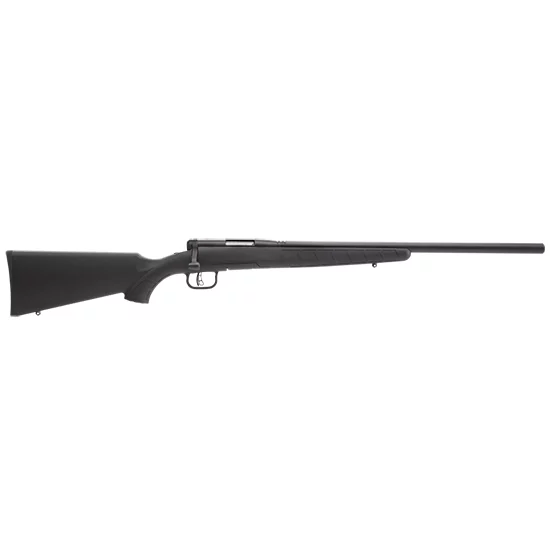 Savage B.Mag 17 WSM 22-inch heavy barrel rifle with black synthetic stock