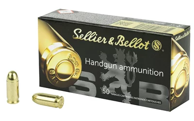 Sellier & Bellot SB380A 380 ACP 92 gr FMJ ammunition 50-round box