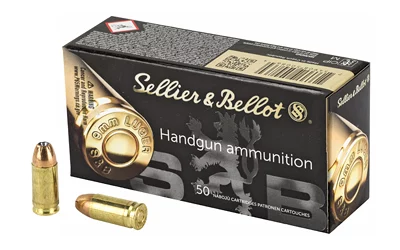 Sellier & Bellot SB9D 9mm 124gr JHP 50rd box