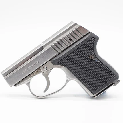 L.W. Seecamp LWS-380 .380 ACP stainless 2in pistol with black G10 grip
