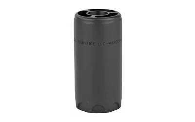 SureFire Warden 1/2-28 direct-thread blast regulator, black Cerakote