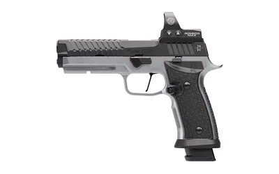 Sig Sauer P320 SXG MAX 9mm 5-inch pistol with ROMEO3 MAX optic and four 21-round magazines