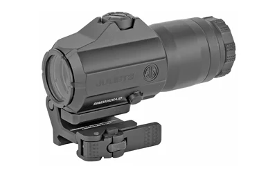 Sig Sauer Juliet3 3x24mm magnifier with PowerCam quick-release flip-to-side mount, black