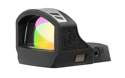 SIG SAUER ROMEO-RS Pro 3 MOA green dot reflex sight, black, 1x31mm