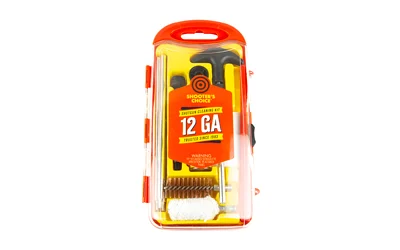 Shooters Choice 12 GA Shotgun Cleaning Kit with rods, brushes, jags, patches and FP-10 CLP