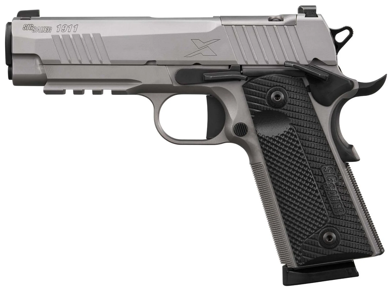 Sig Sauer 1911-XCarry Stainless .45 ACP 4.2 inch pistol optic ready two 8-round magazines