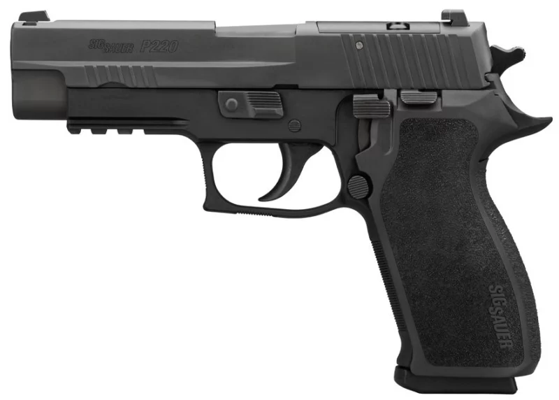 Sig Sauer P220 R Elite 45 ACP 4.4in Nitron slide E2 grip two 8rd mags