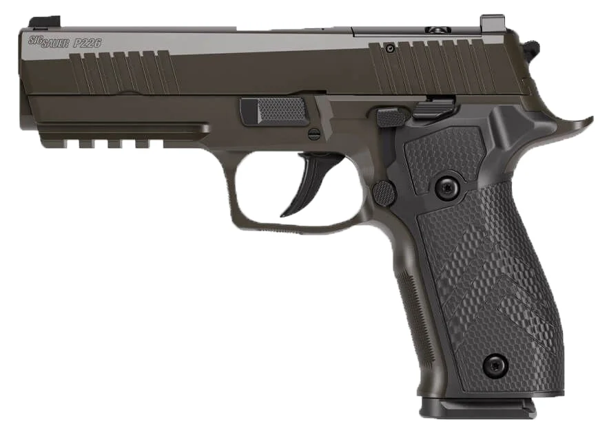 Sig Sauer P226X Legion 9mm full-size pistol 4.4 inch bull barrel Legion Gray Cerakote XRAY3 sights