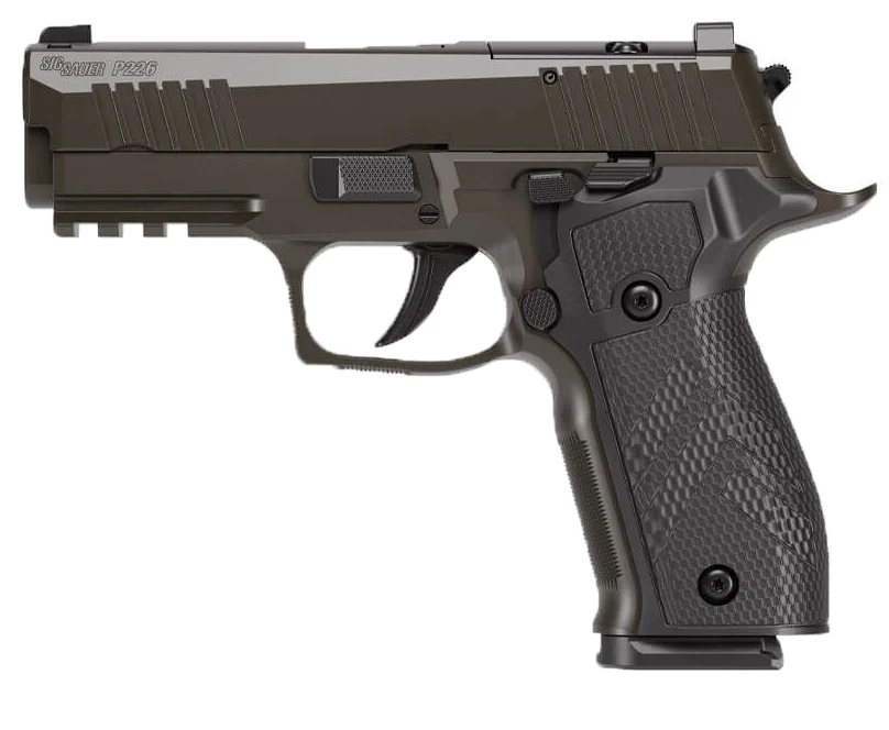 Sig Sauer P226X Legion Carry 9mm pistol in Legion Gray with three 10-round magazines