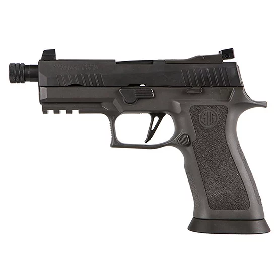 Sig Sauer P320 X-Carry Legion 9mm pistol with 4.6 in threaded barrel in Legion Gray
