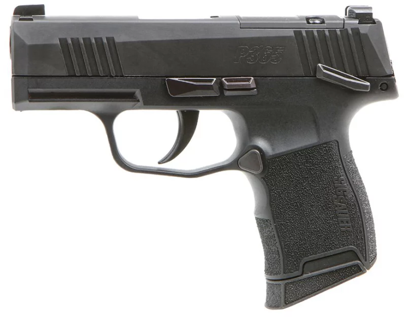 Sig Sauer P365 MS 9mm 3.1in Optic-Ready Nitron Black pistol with XRAY3 sights