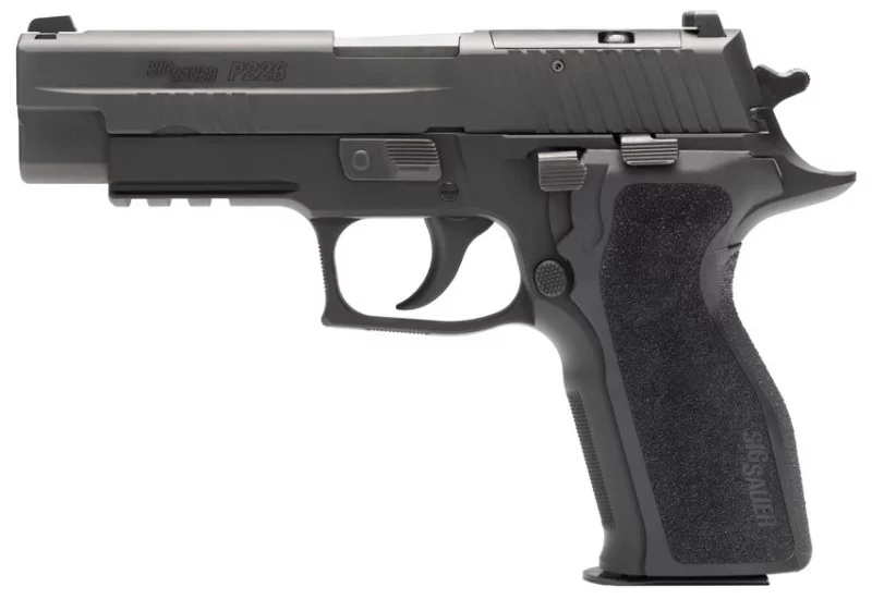 Sig Sauer P226 R Elite 9mm 4.4 inch Nitron black two 15-round magazines