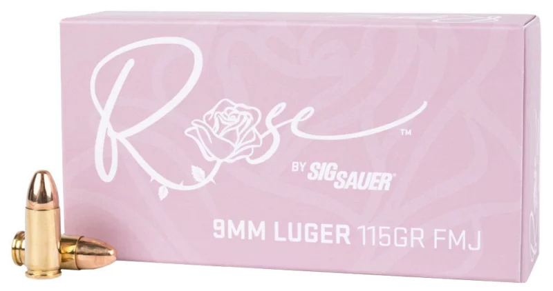 Sig Sauer Rose 9mm Luger FMJ 50-round box