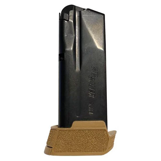 Sig Sauer P365 12-round extended magazine 9mm coyote brown stainless steel
