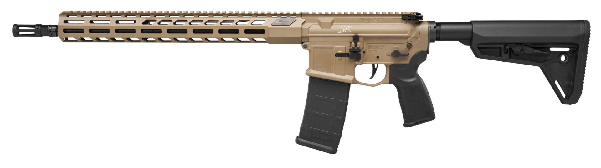SIG Sauer M400 SDI X 5.56 NATO 16-inch FDE modern sporting rifle