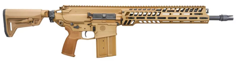 Sig Sauer MCX-SPEAR 16-inch Coyote semi-auto rifle with Magpul SL-M stock