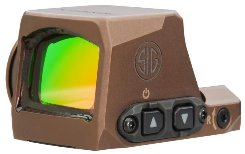 Sig Sauer ROMEO-X Compact 1x24mm reflex sight in Flat Dark Earth with Shield RMSc footprint