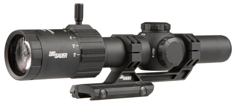 Sig Sauer Tango-MSR 1-6x24 30mm LPVO scope, illuminated MSR BDC6 reticle, black