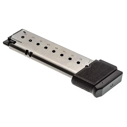 Sig Sauer P220 10-round .45 ACP magazine with grip extension sleeve