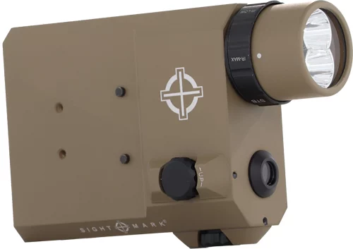 Sightmark LoPro flashlight with green laser in dark earth finish