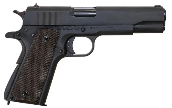 Standard Manufacturing 1911 A1 Government pistol, 5-inch barrel, Parkerized finish