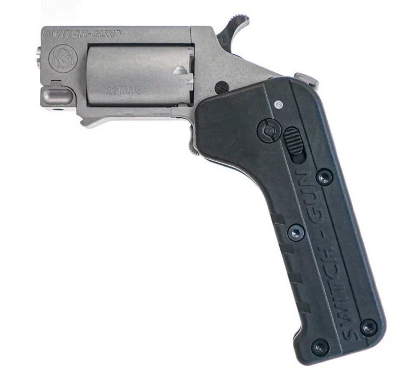 Standard Manufacturing Switch Gun folding revolver .22 WMR 5-shot polymer grip