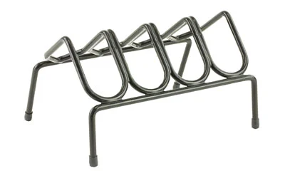 SnapSafe 4-Gun Pistol Rack PVC-coated steel holds 4 handguns 9in