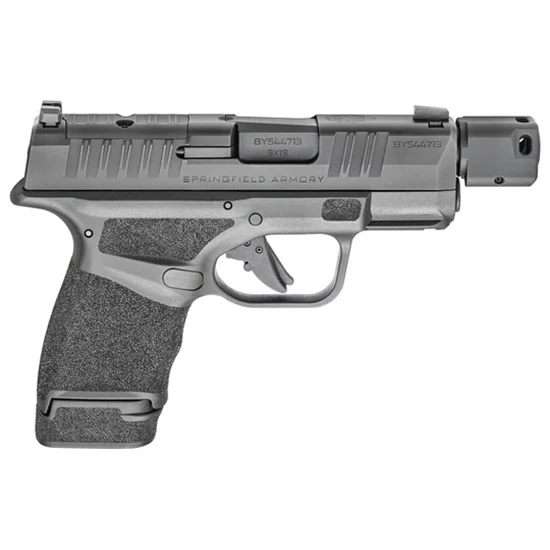 Springfield Armory Hellcat RDP 9mm 3.8-inch black micro-compact pistol with 11- and 13-round magazines
