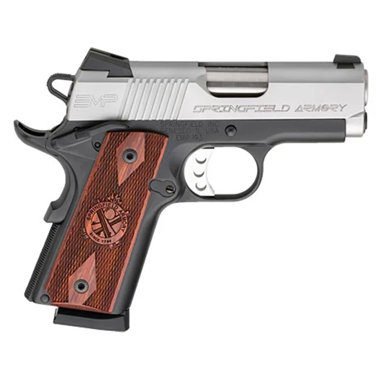 Springfield Armory 1911 EMP compact 3-inch 9mm bi-tone with cocobolo grips