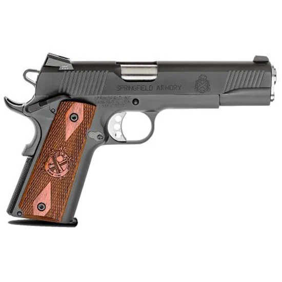 Springfield Armory 1911 Loaded .45 ACP 5-inch Parkerized with Cocobolo grips and tritium sights