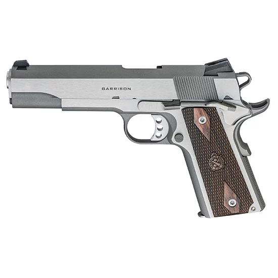 Springfield Armory 1911 Garrison 9mm stainless 5-inch pistol right-side view