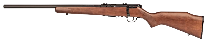 Savage Arms 93R17GLV 17 HMR 21-inch left-hand bolt-action rifle with hardwood stock